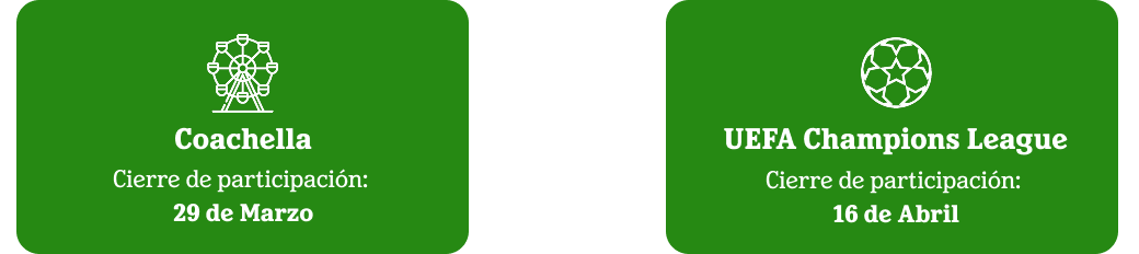 Fechas clave Heineken